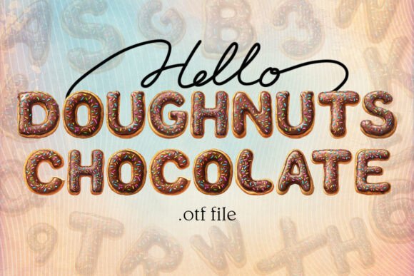 Doughnuts Chocolate: A Sweet Treat for Your Designs