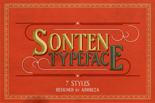 Exploring the Sonten Typeface: A Modern Serif Collection