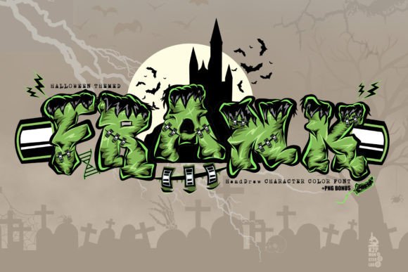 Frank Halloween Color Font: Spooky, Fun, and Ready to Design