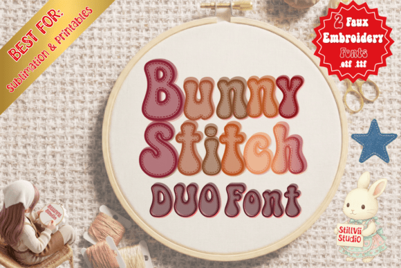Get the Embroidery Look Without the Needle: Bunny Stitch Duo