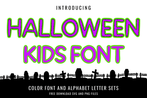 Halloween Kids: A Playful Typeface for Festive Designs