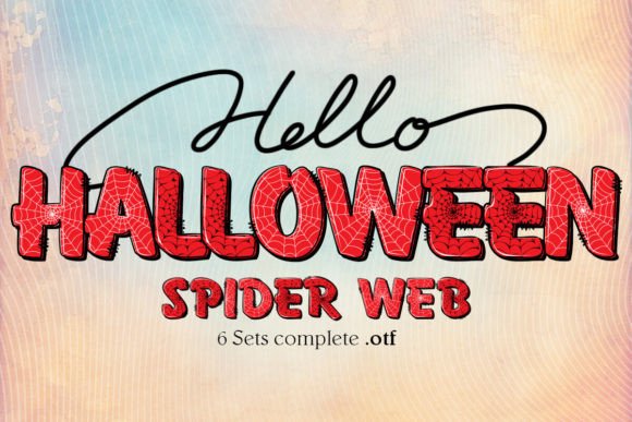 Halloween Spider Web: A Font That Weaves a Spell