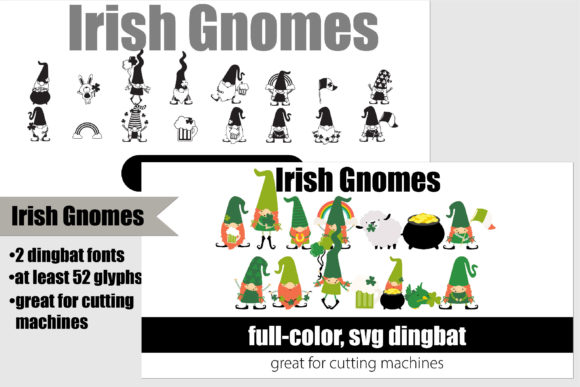 Irish Gnomes: A Whimsical Font for Crafting and Branding