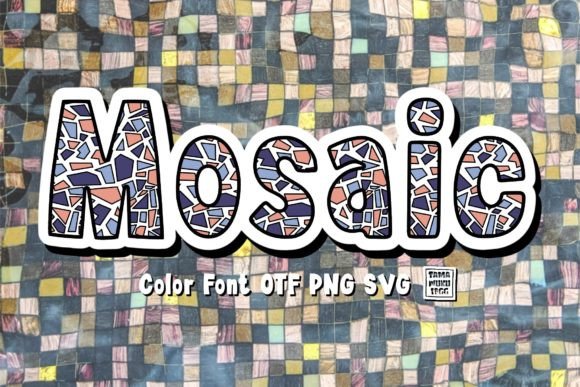 Mosaic Color: A Playful Font for Bold, Fun Design Projects