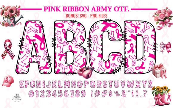 Pink Ribbon Army2: A Typeface for Purpose and Community