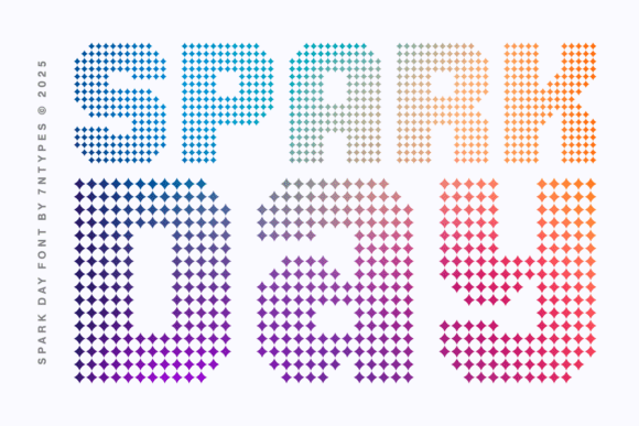 Spark Day: The Geometric Display Font That Catches the Eye