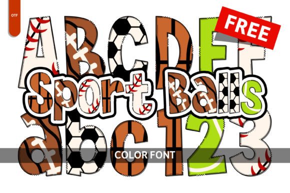 Sport Balls: A Playful Display Font for Creative Projects