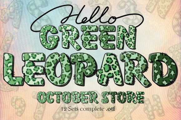 Unleashing the Wild Spirit: A Deep Dive into the Green Leopard Typeface