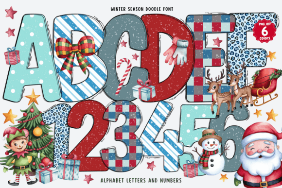 Winter Season Doodle Font: Capturing Cozy Festive Magic